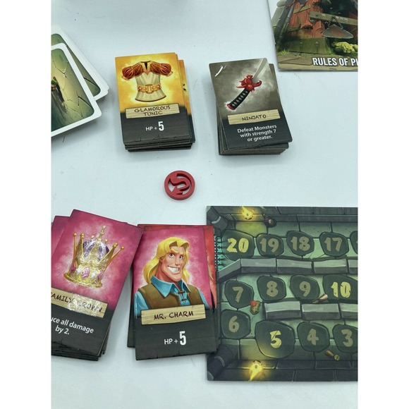 Welcome Back To The Dungeon Card Mini Family Strategy Bluffing Tile Card Game - Picture 5 of 7
